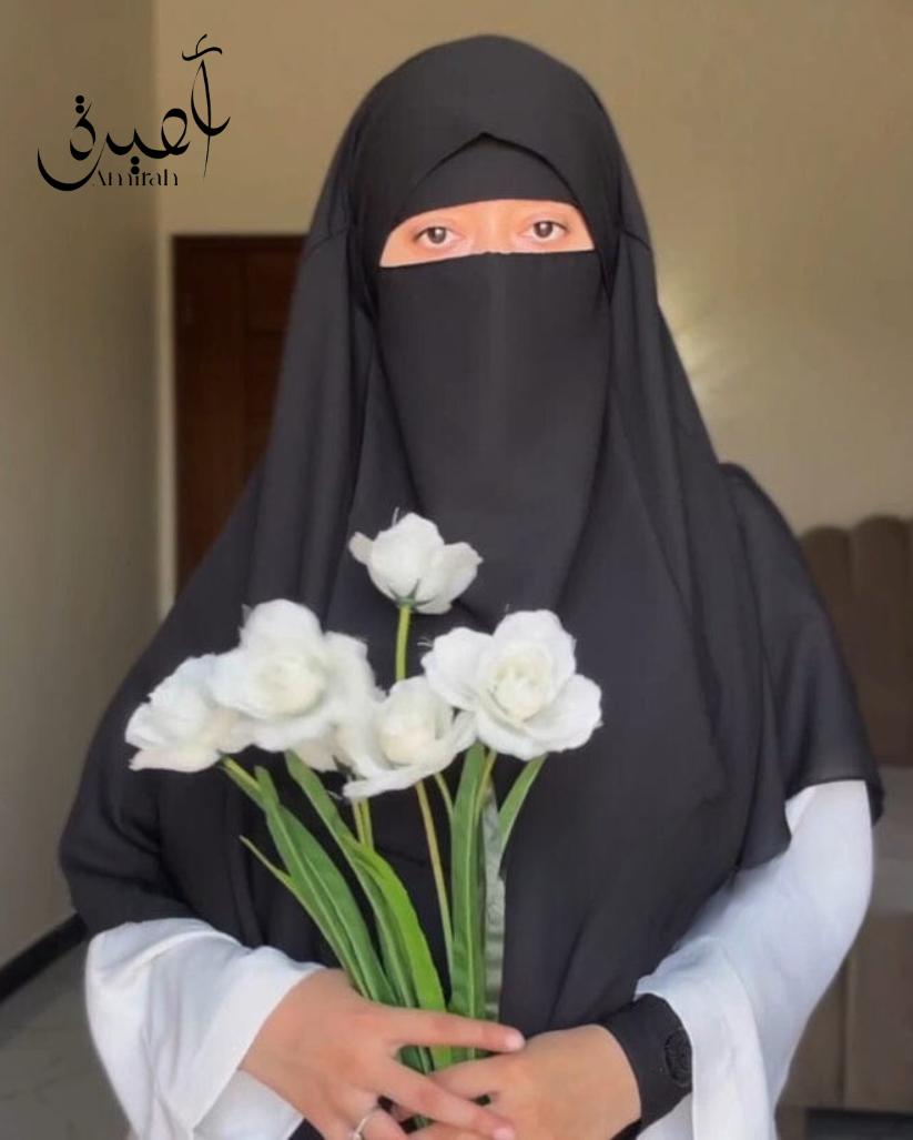 Pinless Hijab with Saudi Niqab