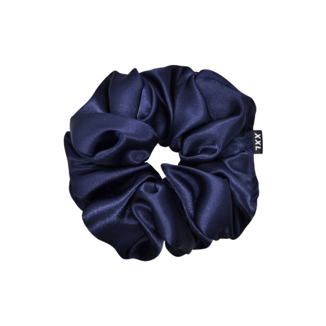 Volumizing Scrunchie - Navy Blue