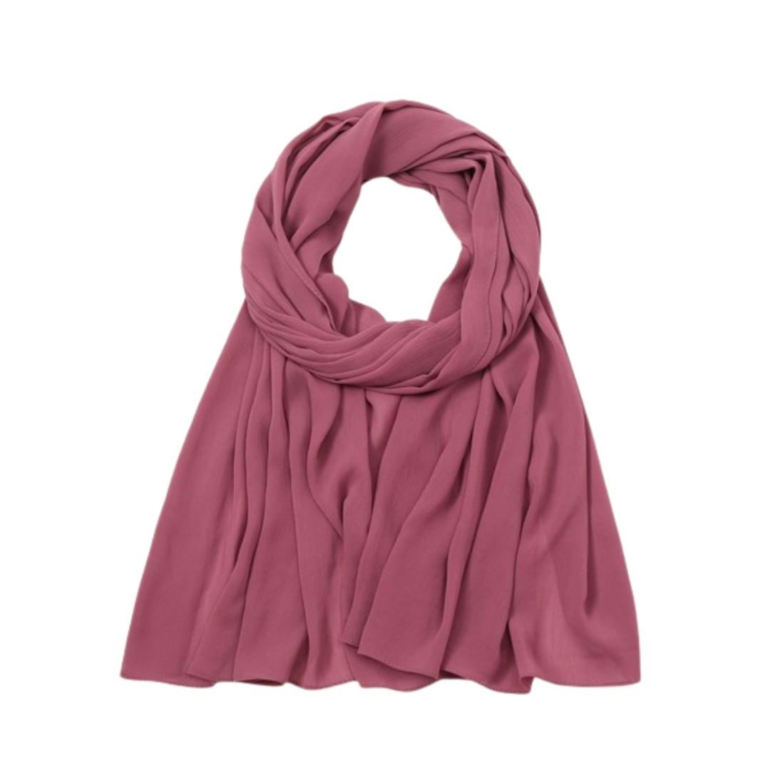 Chiffon Hijab - Dark Tea Pink