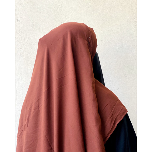 Chiffon Hijab - Dark Brown