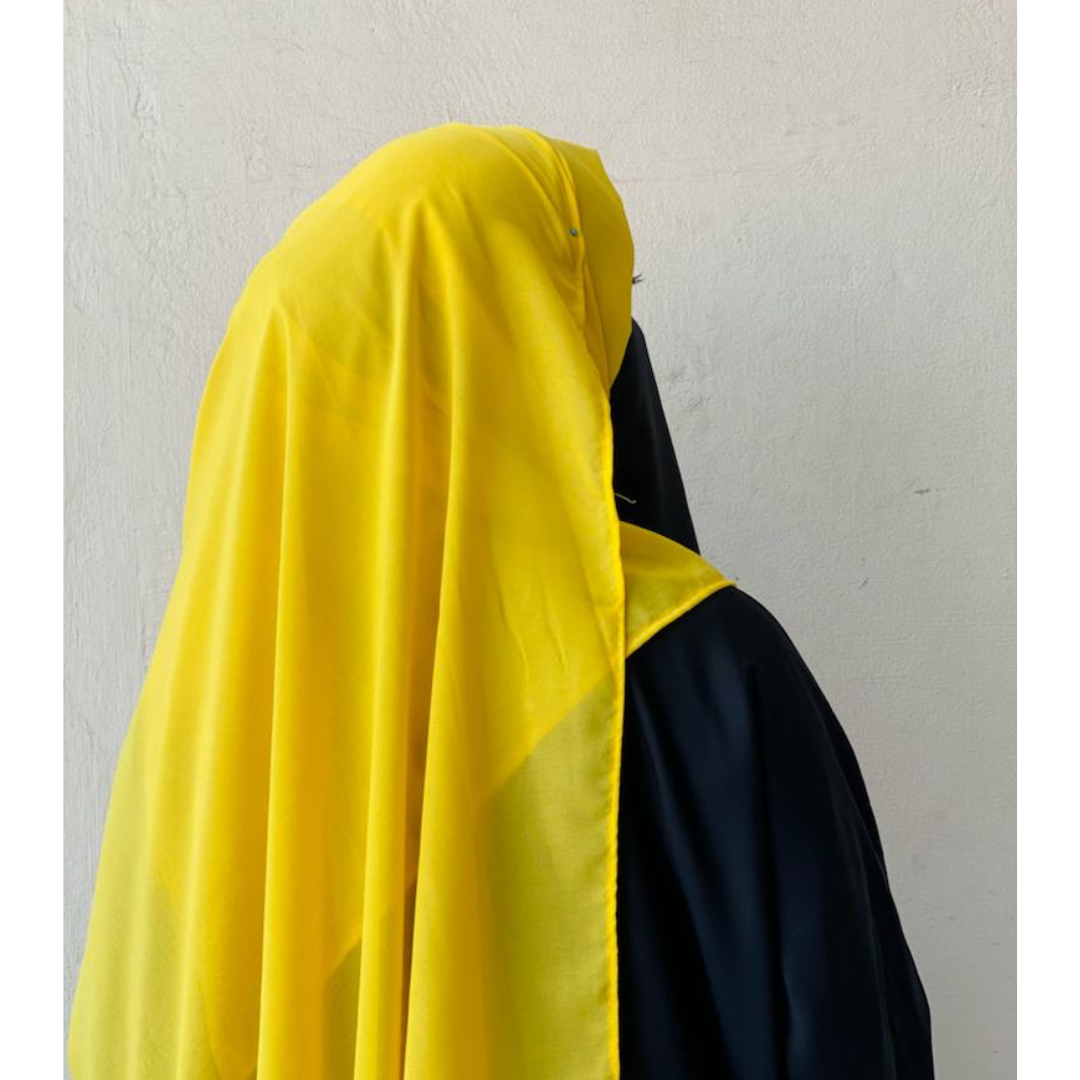 Chiffon Hijab - Mustard