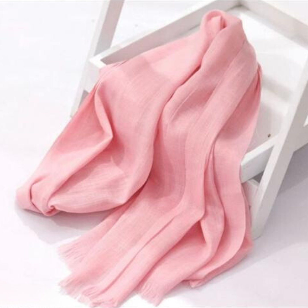 Turkish Lawn Hijab - Baby Pink