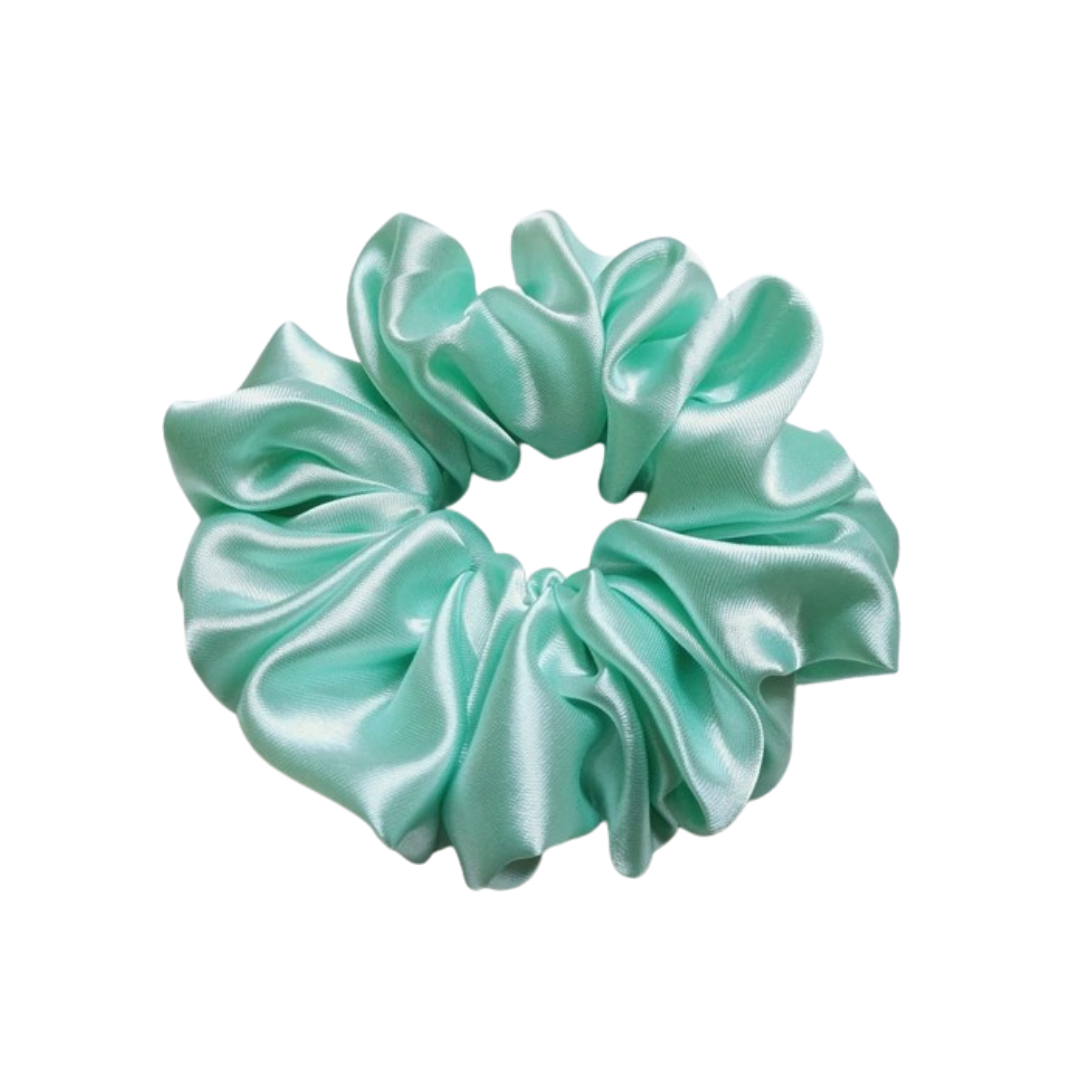 Silk Scrunchie - Misty Teal