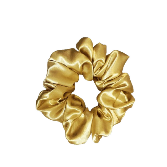 Silk Scrunchie - Gold