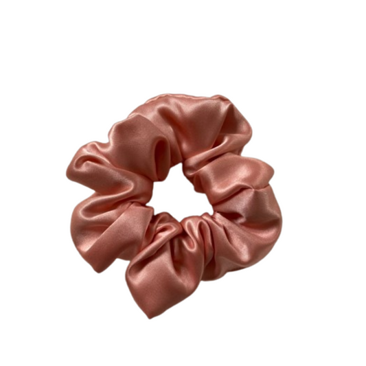 Silk Scrunchie - Salmon