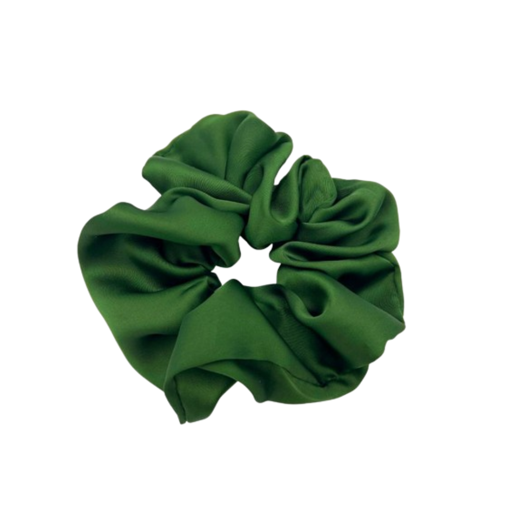 Silk Scrunchie - Mint Green