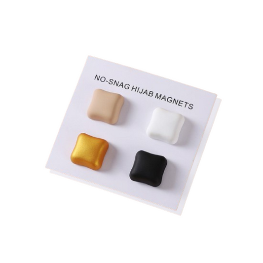 Matte Square Hijab Magnets - Any Random Color will be Sent