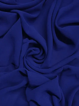 Georgette Hijab - Royal Blue